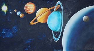 Chris Calle (B. 1961) "Portrait of Solar System"