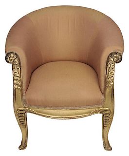 French Art Nouveau Carved and Gilt