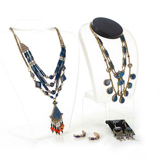 MIDDLE EASTERN HAND CRAFTED JEWELRY WITH LAPIS