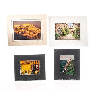 FOUR PHOTOGRAPHIC PRINTS, VARIOUS SCENES IN FRANCE