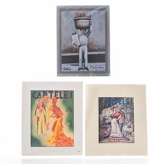 TWO CARTELES MAGAZINE COVER PRINTS AND BREAD POSTER