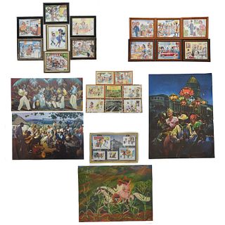 26PC PRINTS AND POSTERS, CUBAN INTEREST