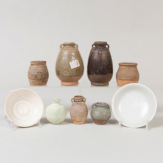 Group of Chinese Porcelain and Earthenware Vessels