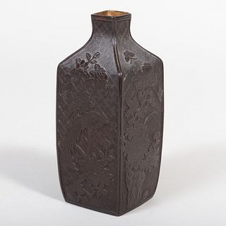 Chinese Lacquer Bottle Vase