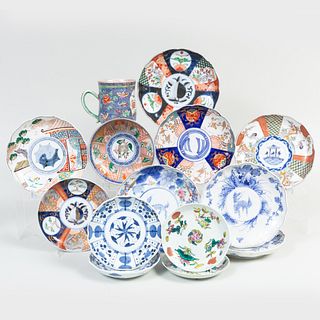 Group of Japanese Porcelain Dishes