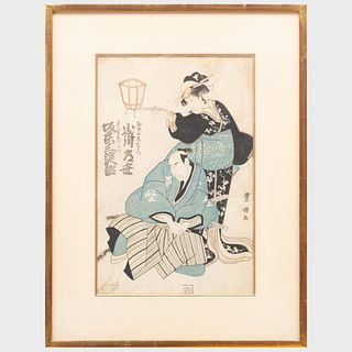 Utagawa Toyokuni (1796-1825): Two Actors
