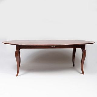 Louis XV Style Provincial Cherry Oval Dining Table