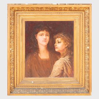 Phoebe Jenks (1847-1907): Portrait of Two Sisters