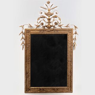Continental Neoclassical Style Giltwood Mirror, of Recent Manufacturer