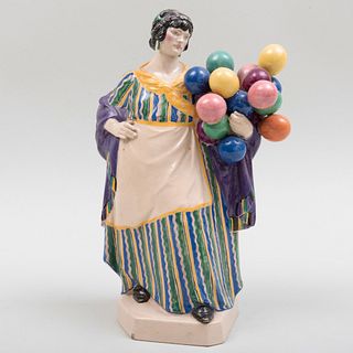 Charles Vyse Chelsea Pottery 'The Balloon Seller'