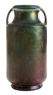 Large Weller Sicard Ceramic Vase