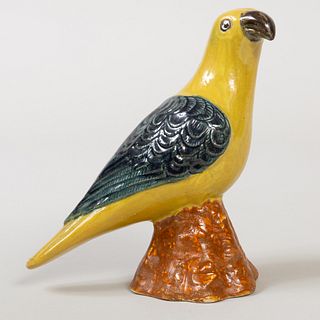 Staffordshire Pearlware Model of a Parrot