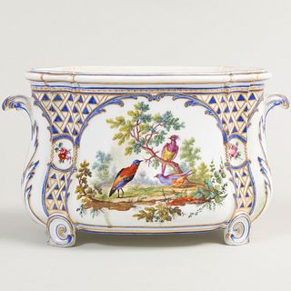 Sevres Style Porcelain Bough Pot