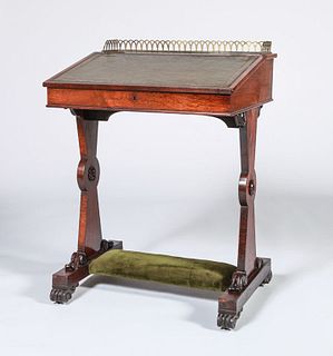 Victorian Rosewood Student's Desk