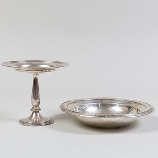 International Silver Trophy Bowl and a Durgin Silver Tazza