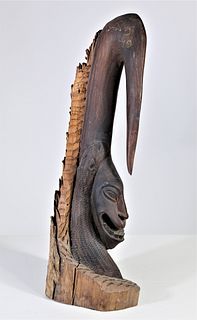 African Maasai Tribe Carved Mahogany Figure