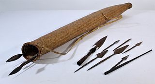 African Quiver and Arrows from 1900's