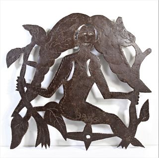 Jean Carlo Brutus (Haitian 20th C.)Metal Sculpture