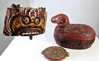 (3) Chinese Wooden Pieces