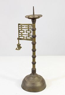 Brass Chinese Candlestick