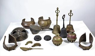 Group of Middle Eastern Brass Pieces