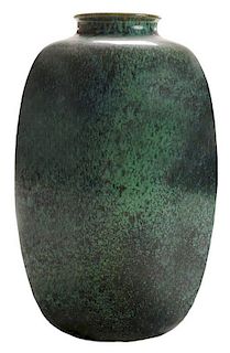 Ruskin Turquoise and Green-Glazed
