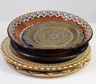 Group of Middle Eastern Platters