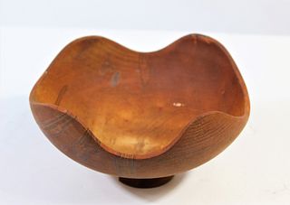 Carved Maple Wood Bowl