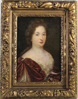 Old Master Portrait of a Noblewoman, oil on canvas