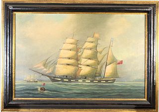 Portrait of a Ship (19th Century) O/C