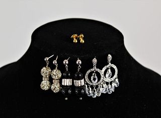 Collection of 4 Pairs of Earrings