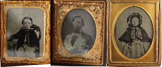 U.S. Civil War Era Wooden Cases & Photos 1850's