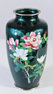 Sato Japanese Cloisonne Vase