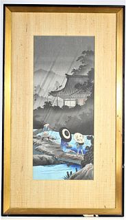 Japanese Hand Colored Woodblock
