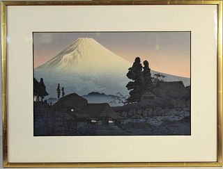 Shotei Takahashi (Japan 1871-1945) Woodblock print