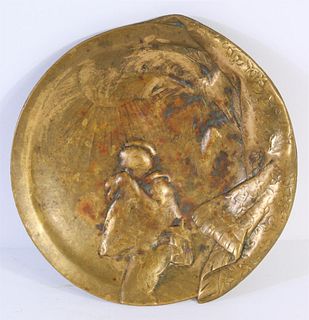 Berndorf  (Early 20th C) Austrian, Bronze Pin Tray