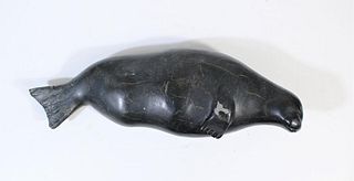 Soapstone Seal Carving - Inuit