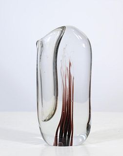 Swedish Art Glass Vase