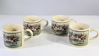 Ralph Lauren “Thoroughbred” Mugs, Set of 4