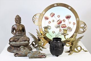 Collection of Brass and Bronze Chinese Pieces
