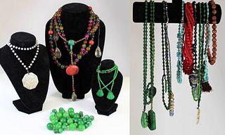 Collection of Beaded Necklaces & Pendants
