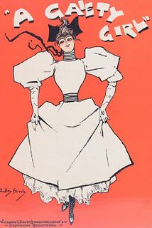 Maitre de L'Affiche Dudley Hardy Poster A Gaiety Girl