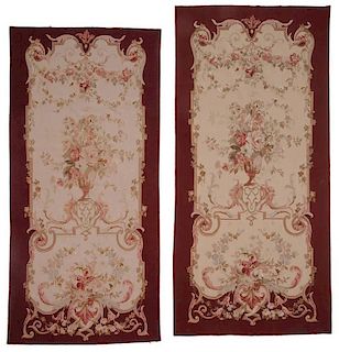 Two Aubusson Style Tapestry Panels