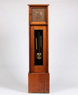L&JG Stickley Grandfather Clock c1905-1907