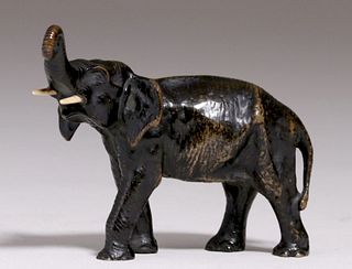 Antique Bronze Elephant c1920s
