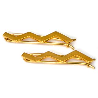 Two Tiffany & Co. 18k gold barrettes, 1993