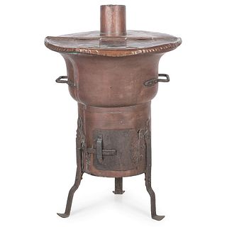 A Rare Copper Furnace or Water Heater