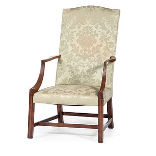 A Massachusetts Chippendale Mahogany Lolling Chair Attributed to Joseph Short (1771-1819)