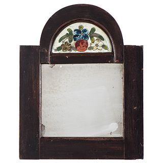 A New York Federal Courting Mirror with Reverse-Painted Tablet