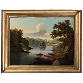 A Hudson River School Landscape, 19th Century